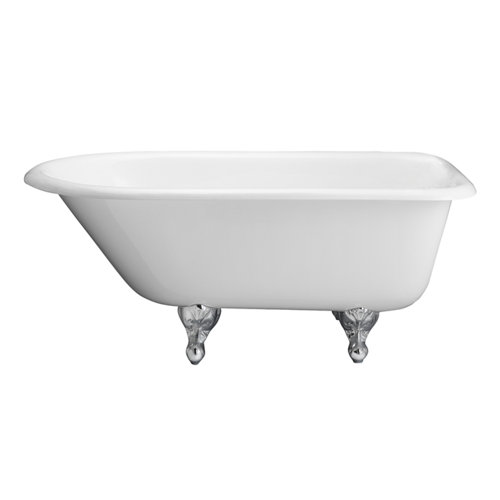 Barclay 48" x 30" Freestanding Soaking Cast Iron Bathtub Wayfair